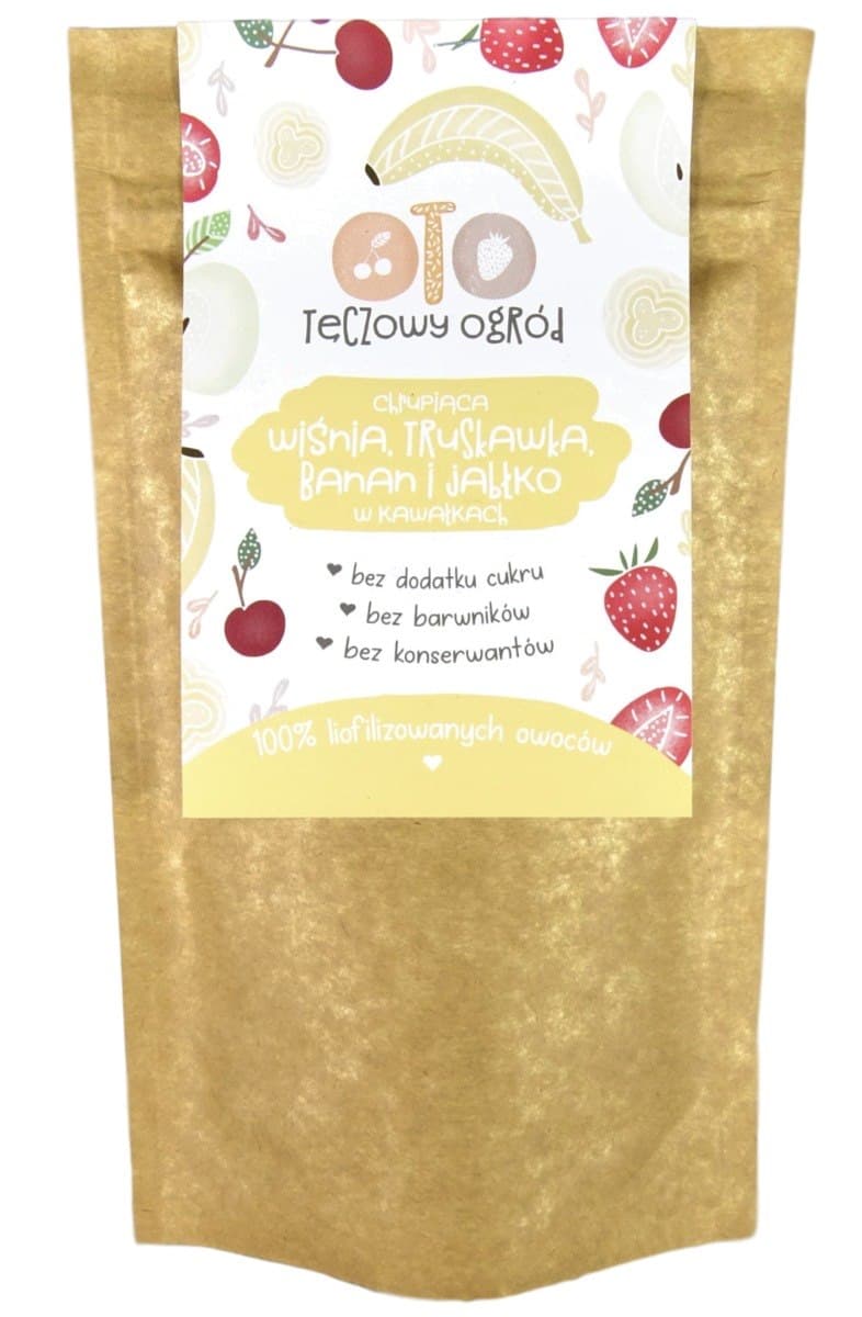 OTO MIX Wiśnia Truskawka Banan Jabłko w kawałkach 20 g | OTO