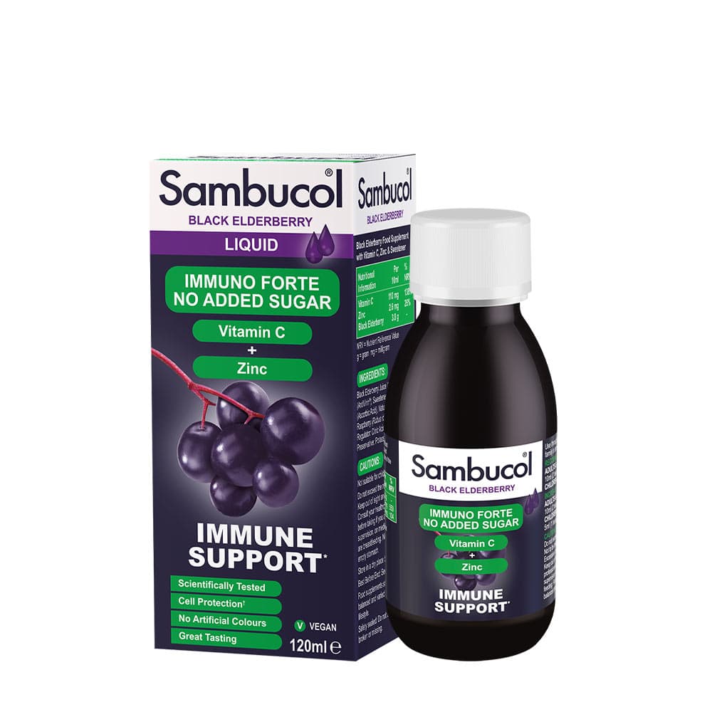Sambucol Elderberry Immuno Forte – Sambucol packaging