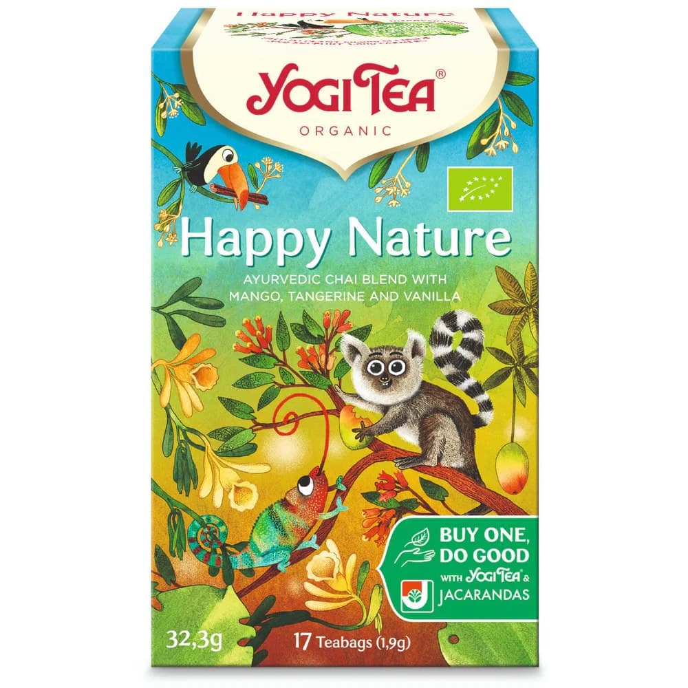 Yogi Tea Herbatka Happy Nature BIO (17 x 1,9 g) 32,3 g | Bio Planet