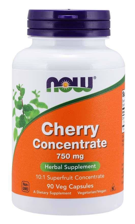 Now Foods Cherry Concentrate 750 mg 90 cápsulas – NOW Foods embalagem