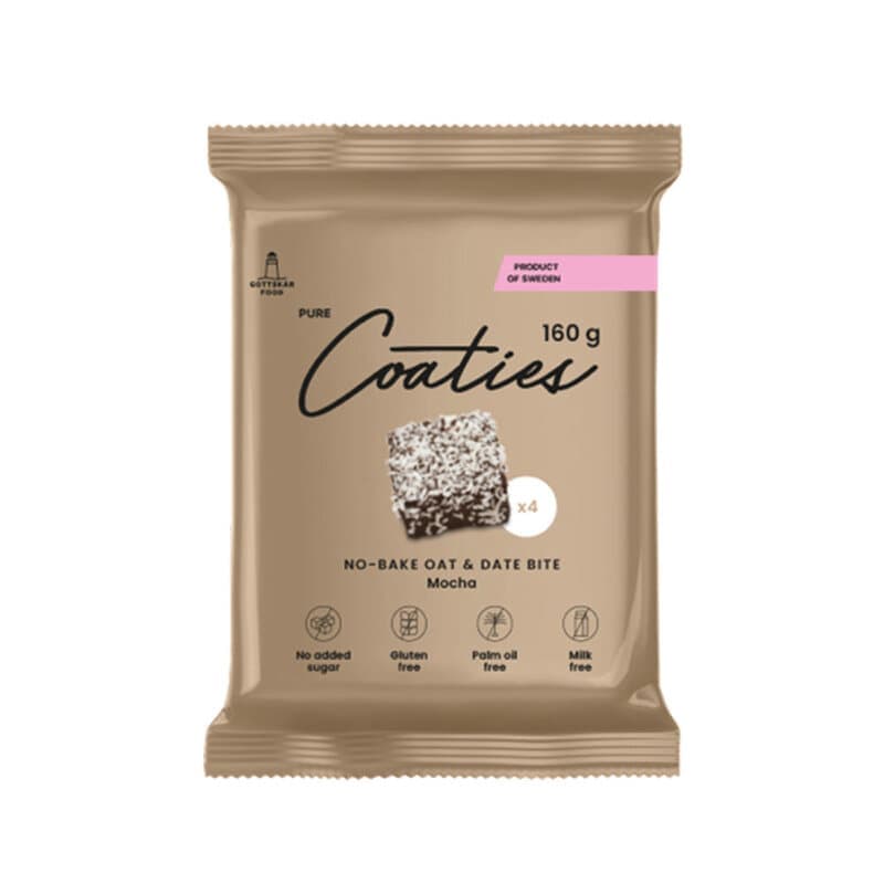 Coaties Mocca 160g – Pure Coaties Verpackung