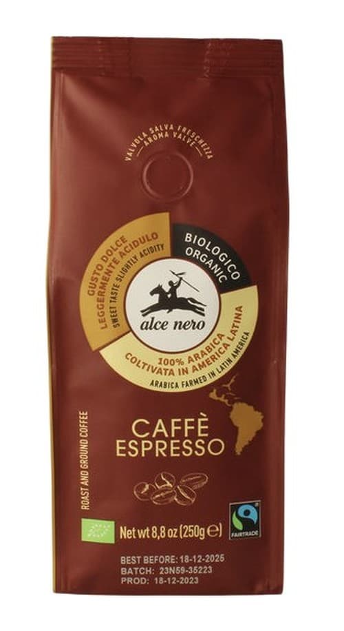Alce Nero - Organic Ground Arabica Coffee
