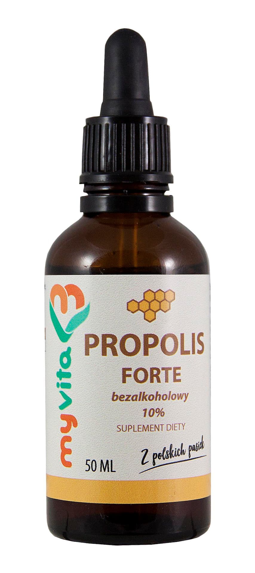 MyVita Propolis Forte 10% Alcohol-Free Drops – MyVita förpackning