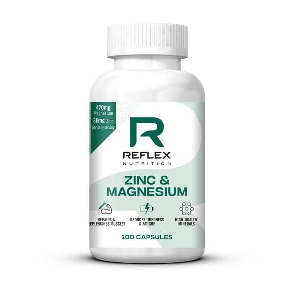 Reflex Nutrition Zinc & Magnesium - 100 capsules – Reflex Nutrition verpakking
