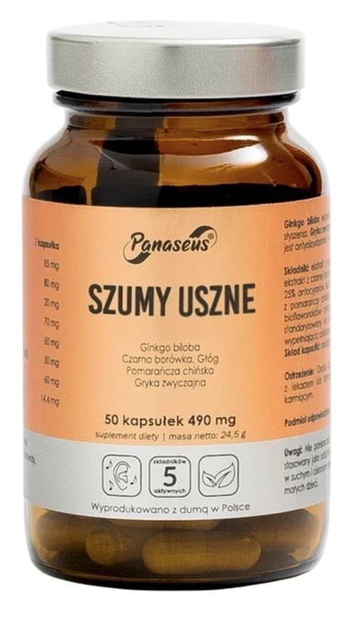 Panaseus Tinnitus - 50 kapsler – Panaseus confezione
