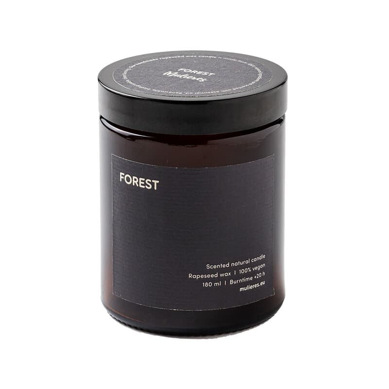 Naturligt doftljus Forest 180ml | Mulieres – Mulieres förpackning