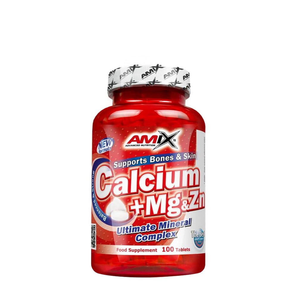 Amix Calcium + Magnesium + Zinc Ultimate Mineral Complex - 100 Tabletten