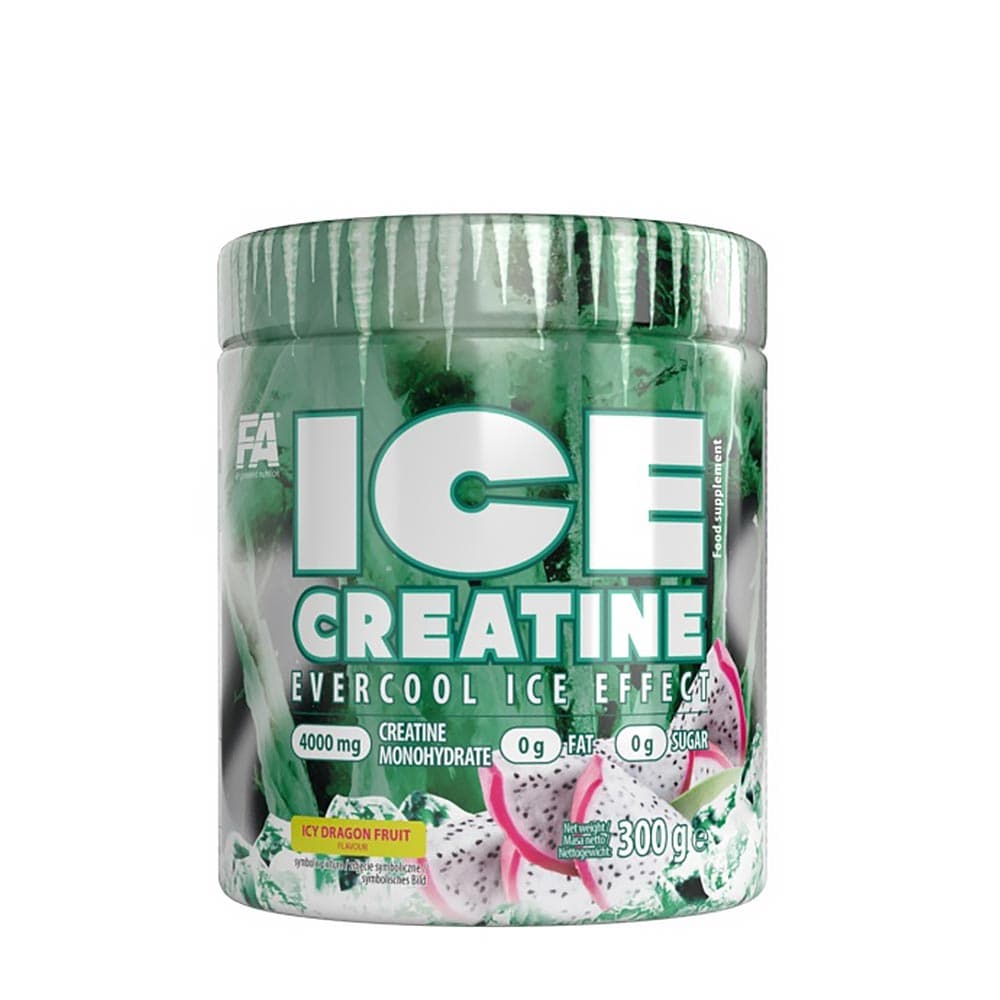 FA - ICE Creatine Evercool Ice Effect, Dragon Fruit - 300g – FA förpackning