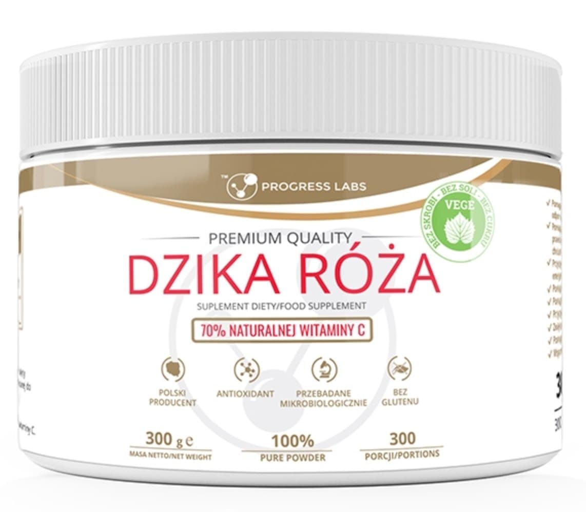 Progress Labs Dzika Róża 300 g – Progress Labs packaging
