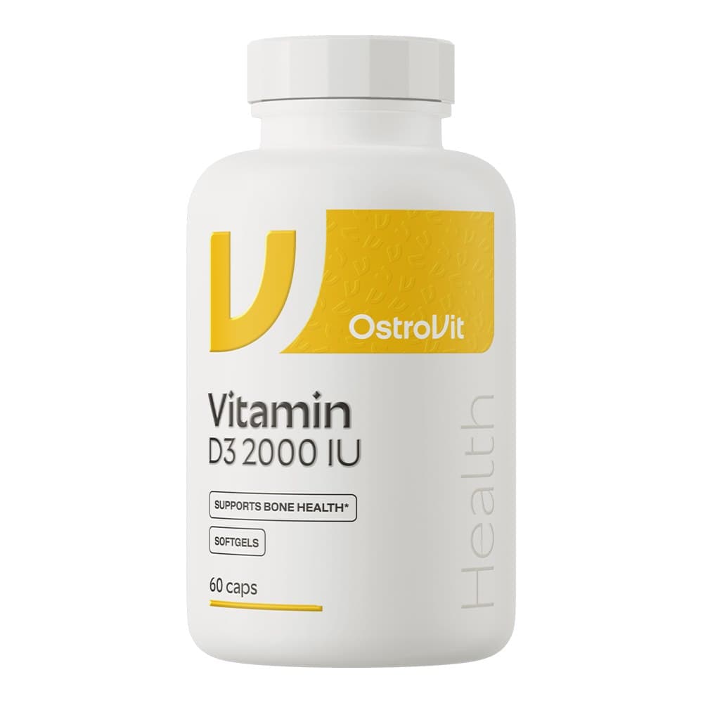 OstroVit - Vitamin D3 2000IU - 60 Kapseln – OstroVit Verpackung