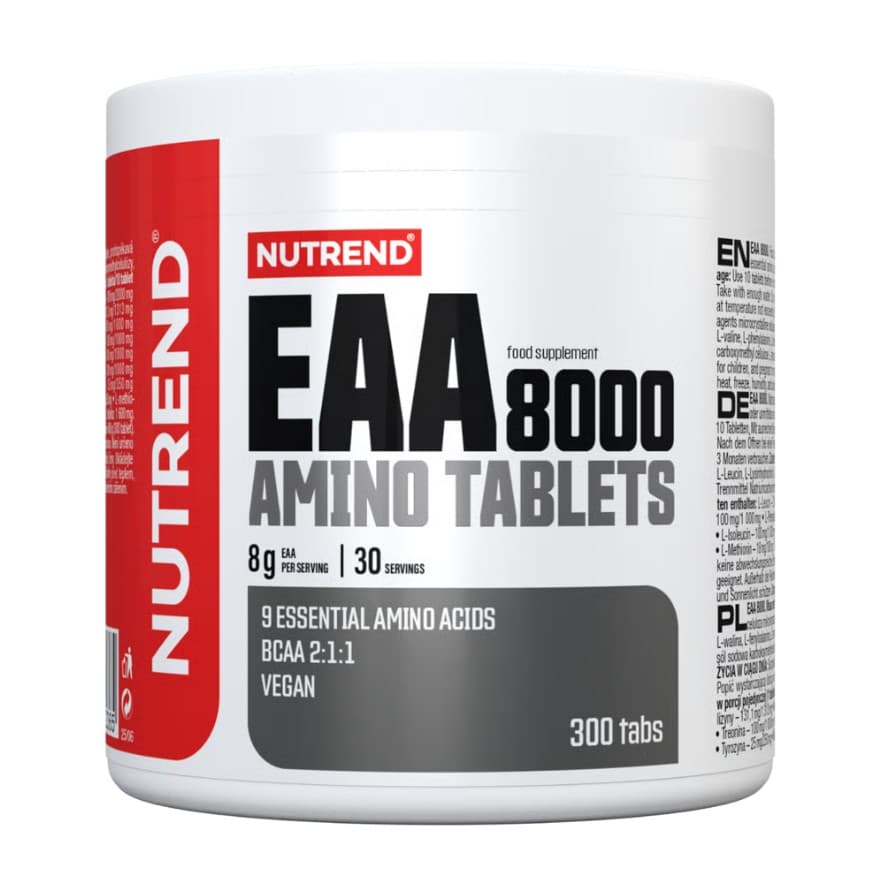 Nutrend - EAA 8000 Amino Tabs - 300 Tabs – Nutrend förpackning