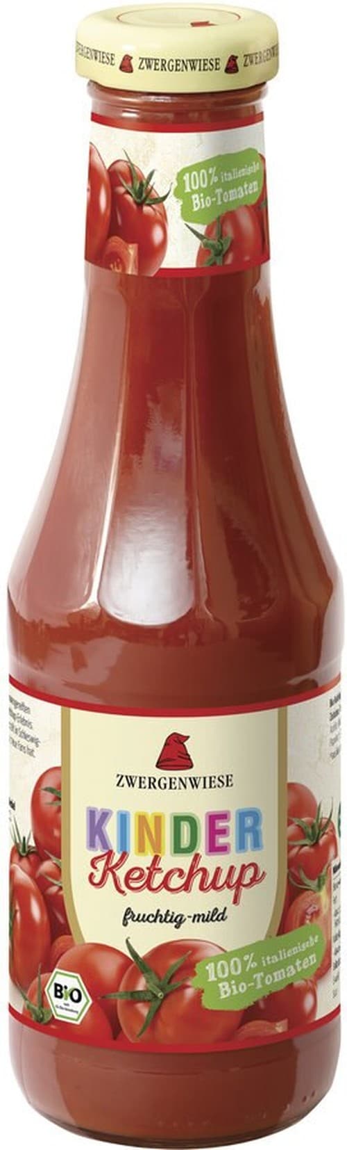 Zwergenwiese - Kinder Ketchup - 500ml – Zwergenwiese Verpackung