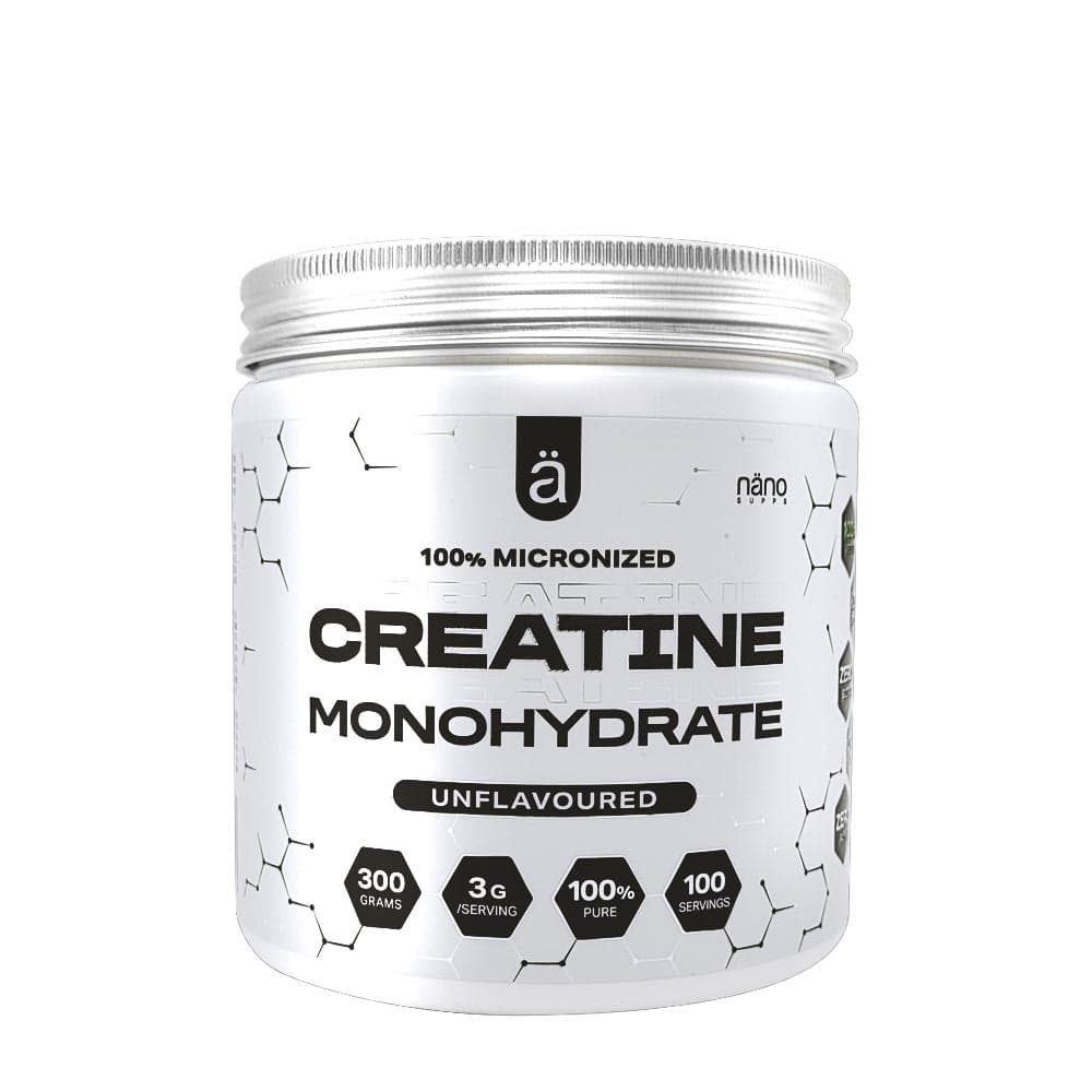 Nanosupps Creatine Monohydrate 300g – Nanosupps packaging