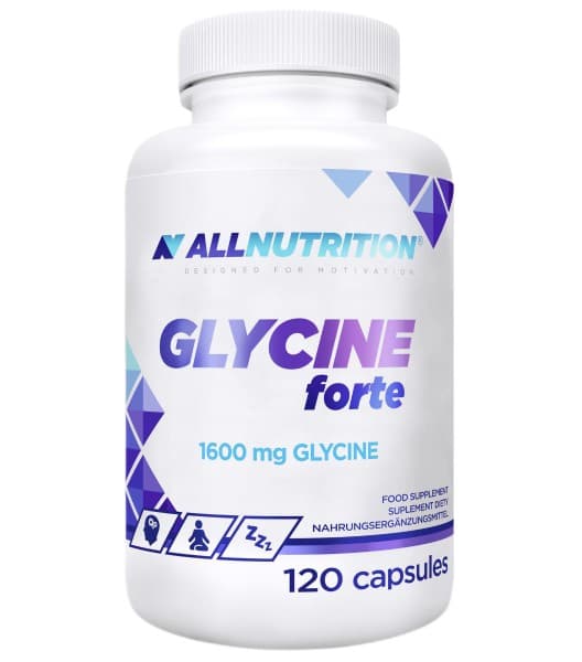 Allnutrition Glycine Forte 1600 mg - 120 kapslar – Allnutrition förpackning