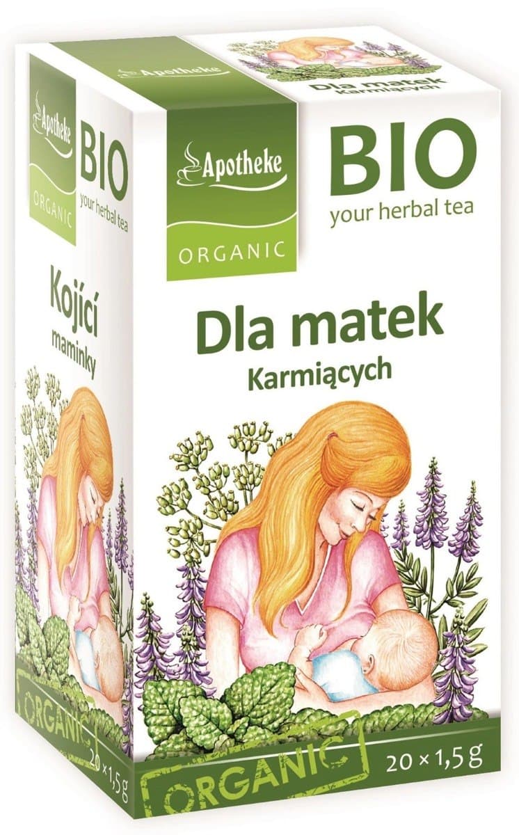 Apotheke Herbatka Dla Matek Karmiących BIO 30g (20x1,5g) | Bio Planet – Apotheke emballage