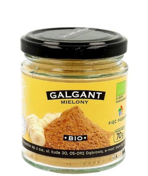 Pięć Przemian - Galangal Ground Organic – Pięć Przemian förpackning