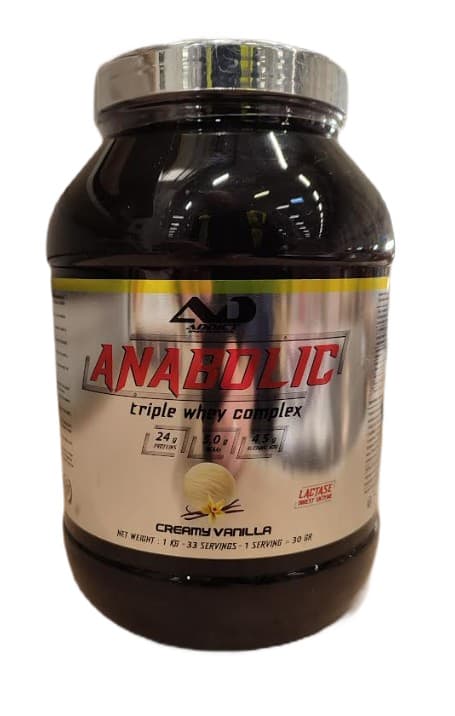 Adp (Addict Sport Nutrition) - Anabolic Triple Whey Complex, Creamy Vanilla - 1000g