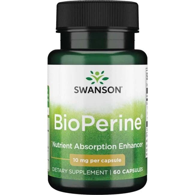 Swanson Bioperine 10 mg - 60 kapslar