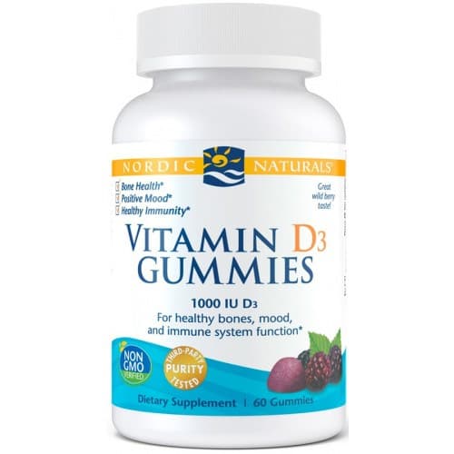 Nordic Naturals - 1000IU Wild Berry - 60 Gummies