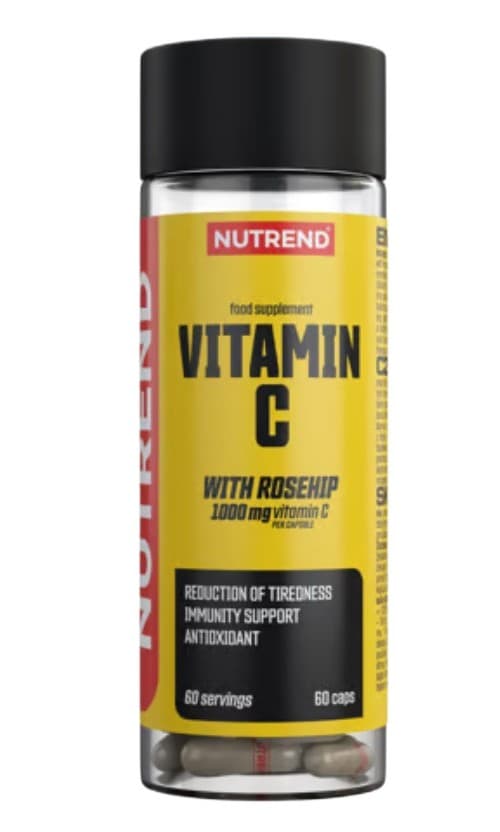 Nutrend Vitamina C con Rosa Mosqueta - 60 cápsulas – Nutrend empaque