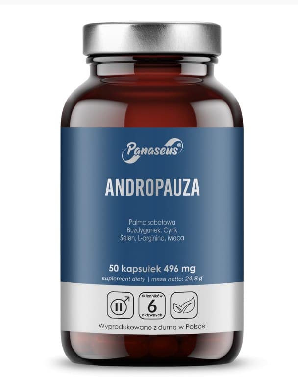 Panaseus Andropause - 30 Comprimidos – Panaseus embalagem