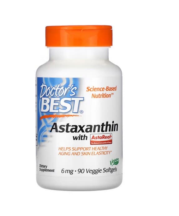 Doctor's Best - Astaxanthin with AstaReal – Doctor's Best förpackning
