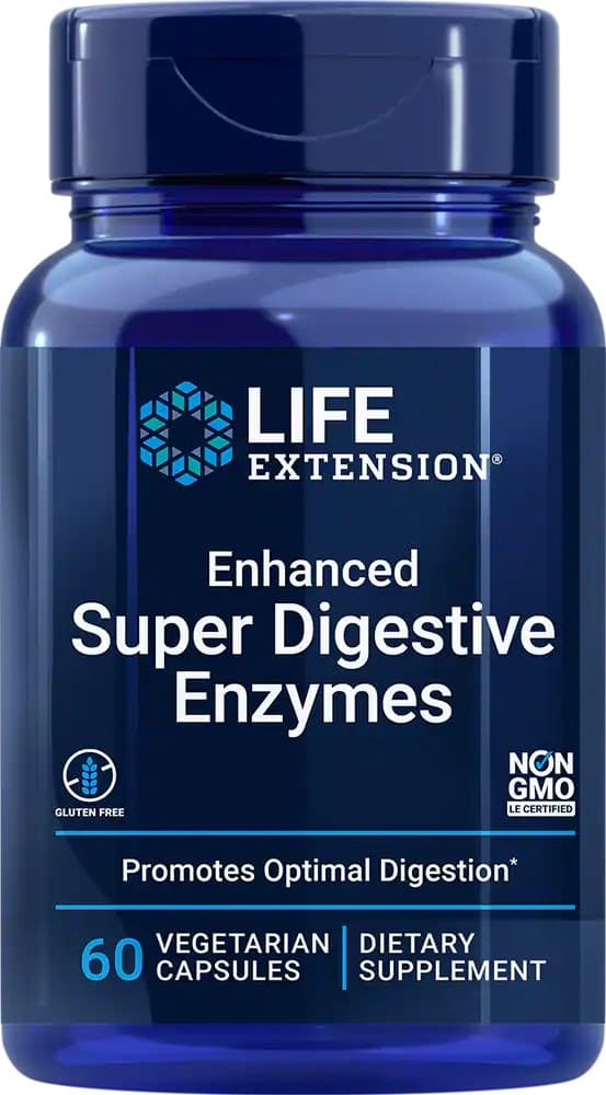 Life Extension Enhanced Super Digestive Enzymes 60 Vcaps – Life Extension verpakking