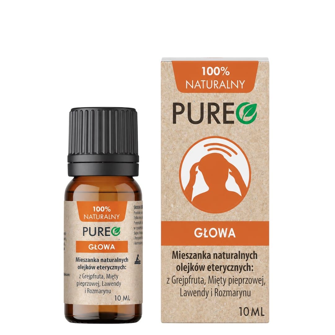 PUREO Głowa - natuurlijke etherische oliemix 10 ml | Pure