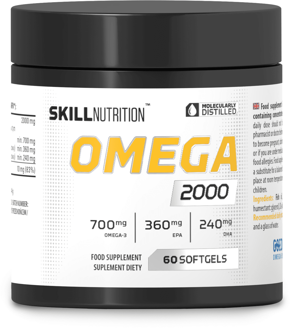 Skill Nutrition - Omega 2000 – Skill Nutrition verpakking