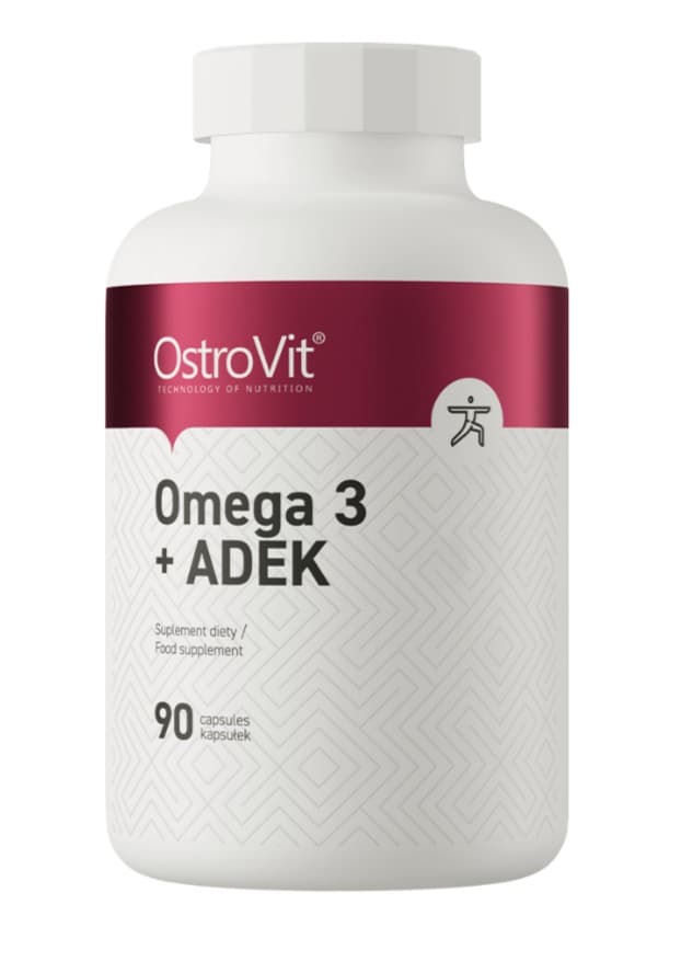 OstroVit - Omega 3 + Adek - 90 cápsulas – OstroVit packaging