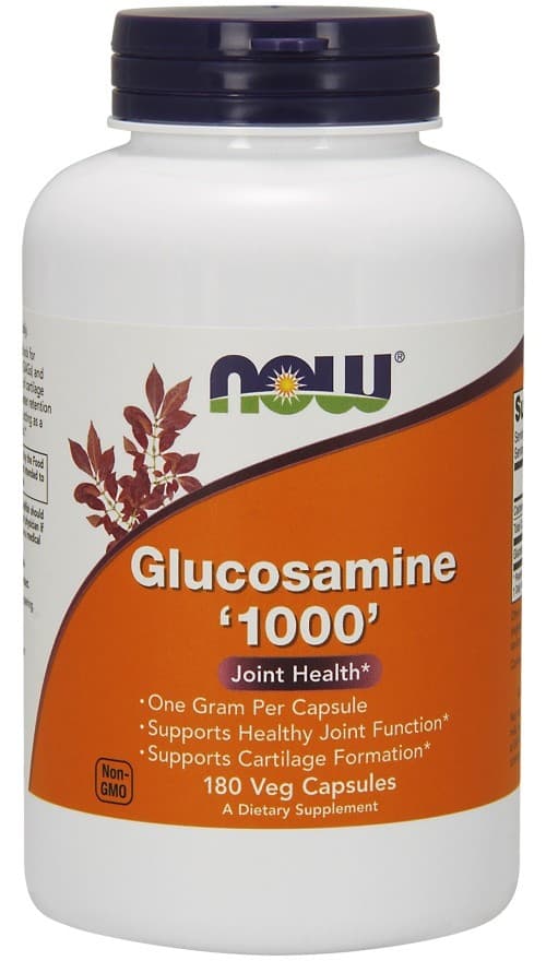 NOW Foods - Glucosamine 1000 - 180 kapsler – NOW Foods embalagem