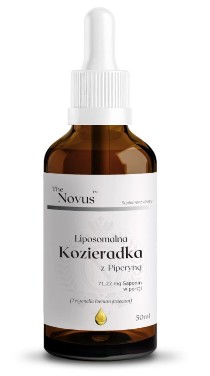 The Novus - Liposomal Fenugreek with Piperine - 50ml – The Novus förpackning