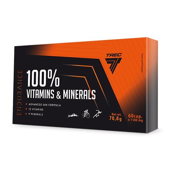 Trec - 100% Vitamins & Minerals Endurance 60 cápsulas