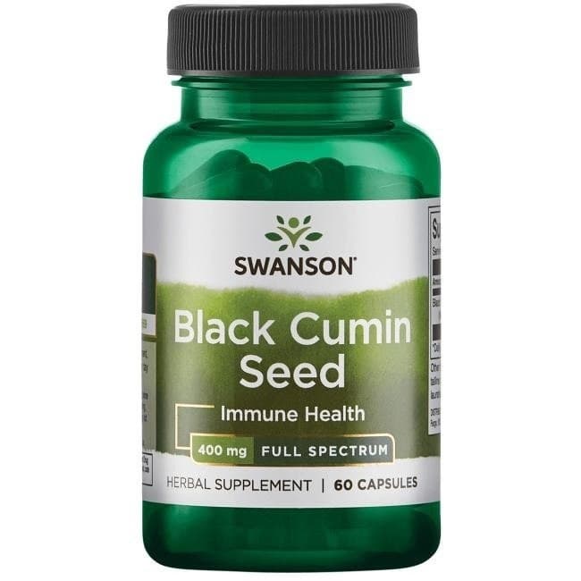 Swanson Black Cumin Seed 400 mg - 60 capsules