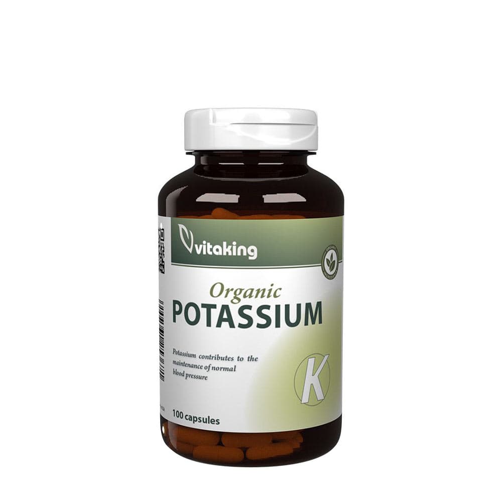 Vitaking - Organic Potassium - 100 Caps – Vitaking förpackning