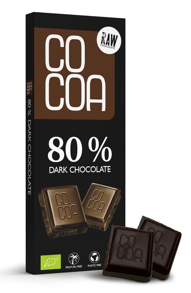 COCOA Cioccolato Fondente 80% BIO 40 g – COCOA confezione