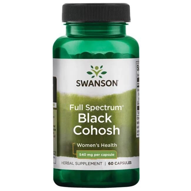 Swanson Full Spectrum Black Cohosh 540mg - 60 Kapseln – Swanson packaging
