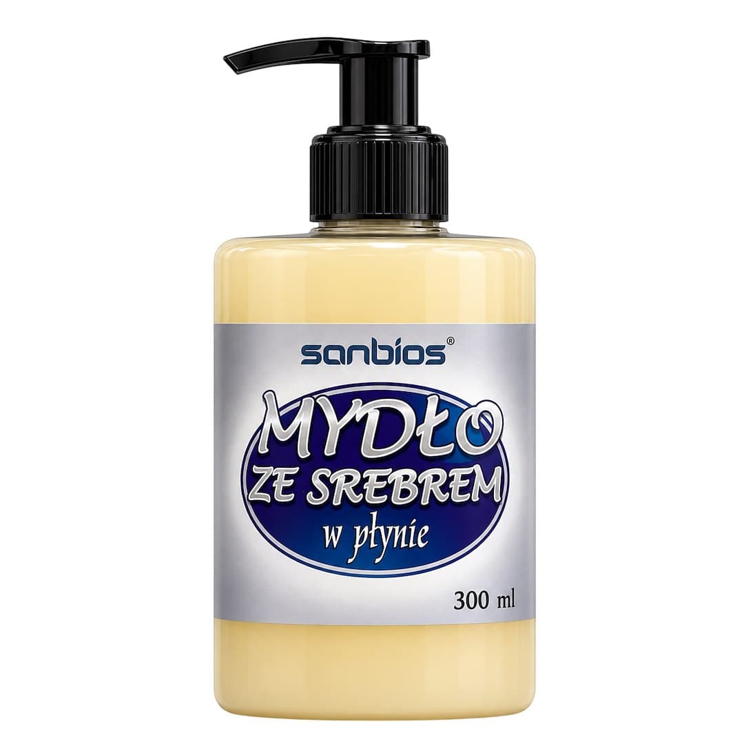 Sanbios - Liquid Soap with Silver - 300ml – Sanbios packaging