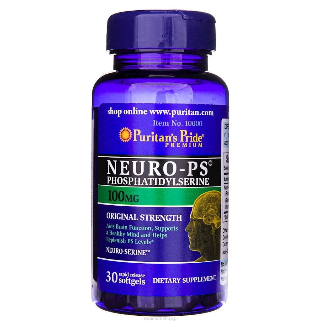 Puritan's Pride - Neuro-PS - Kognitiv Støtte – Puritan's Pride emballage