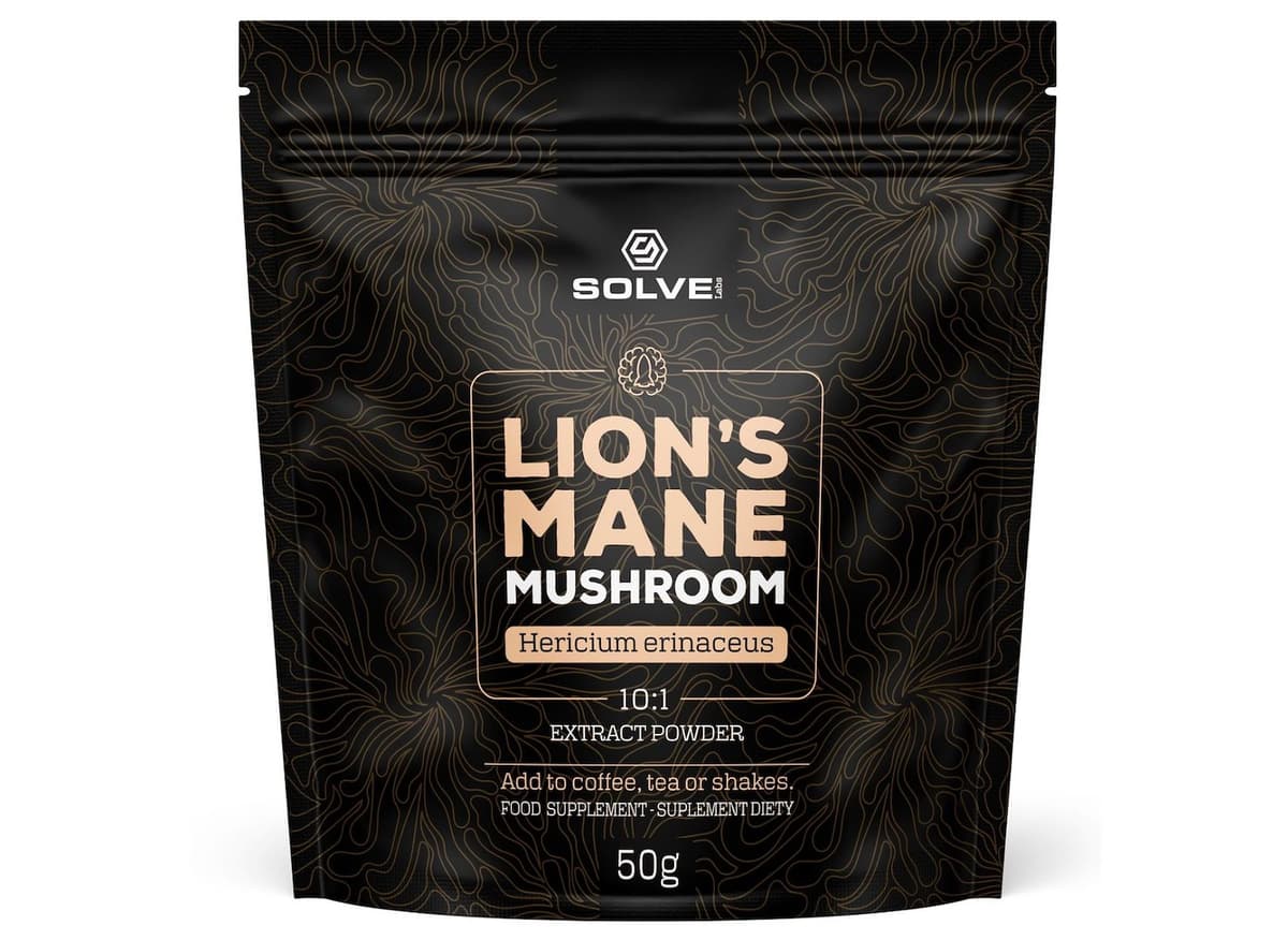 SOLVE Labs - Lion's Mane 10:1 Extract – SOLVE Labs packaging