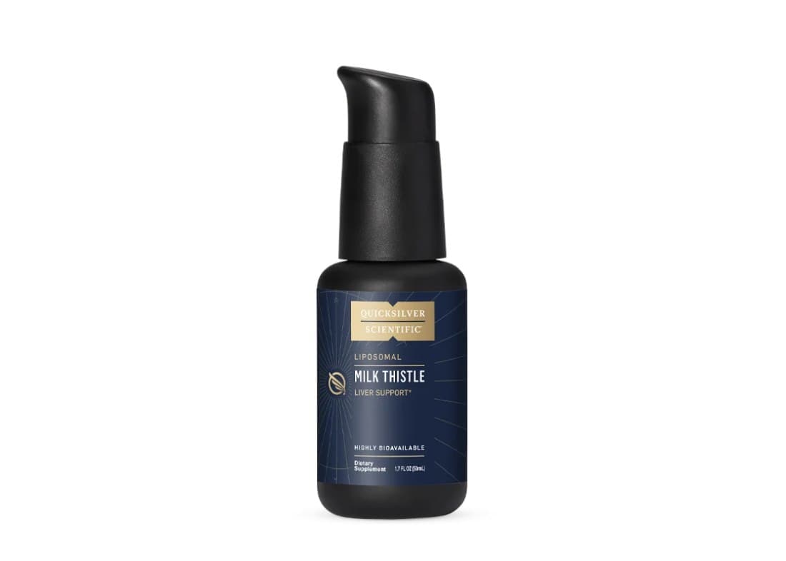 Quicksilver Scientific - Nanoemulgeret Mælkeurt Leversupport 50 ml – Quicksilver Scientific packaging