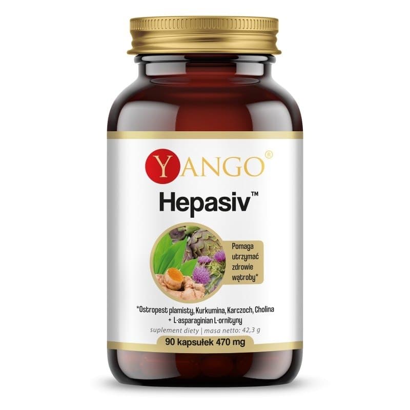 Yango Hepasiv - 90 cápsulas – Yango embalagem