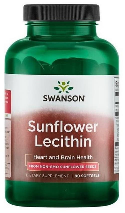 Swanson - Sunflower Lecithin - 90 Sgels – Swanson förpackning