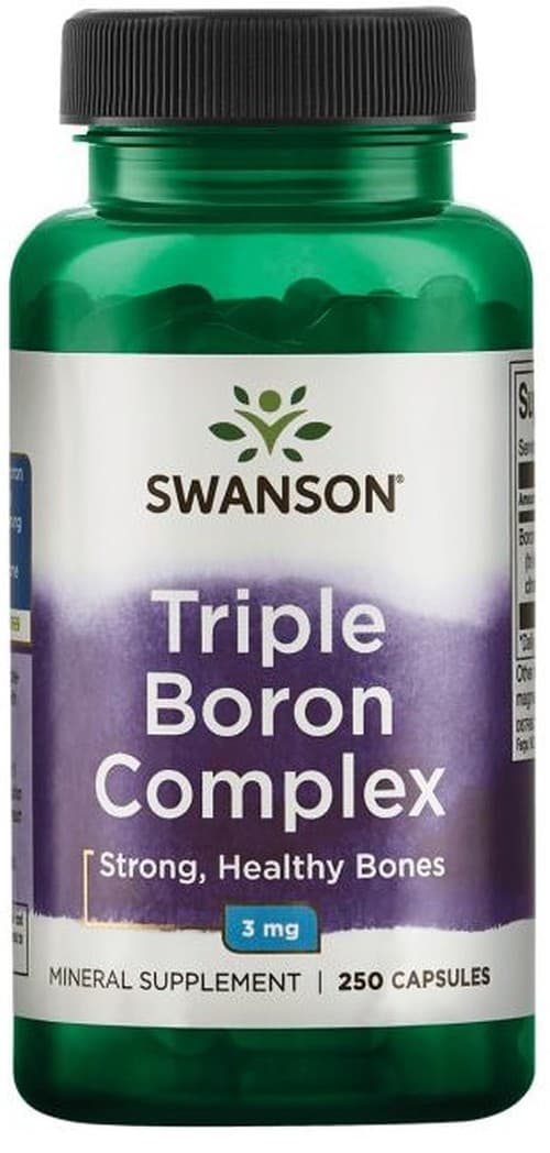 Swanson Triple Boron Complex 3mg – 250 gélules – Swanson packaging