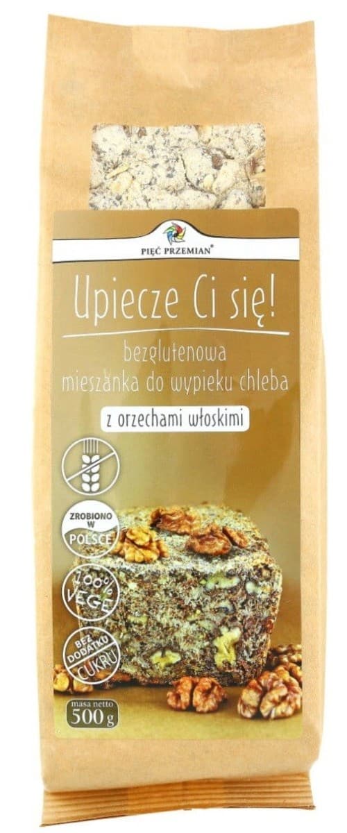 Pięć Przemian - KETO Bread Mix Gluten-Free – Pięć Przemian förpackning