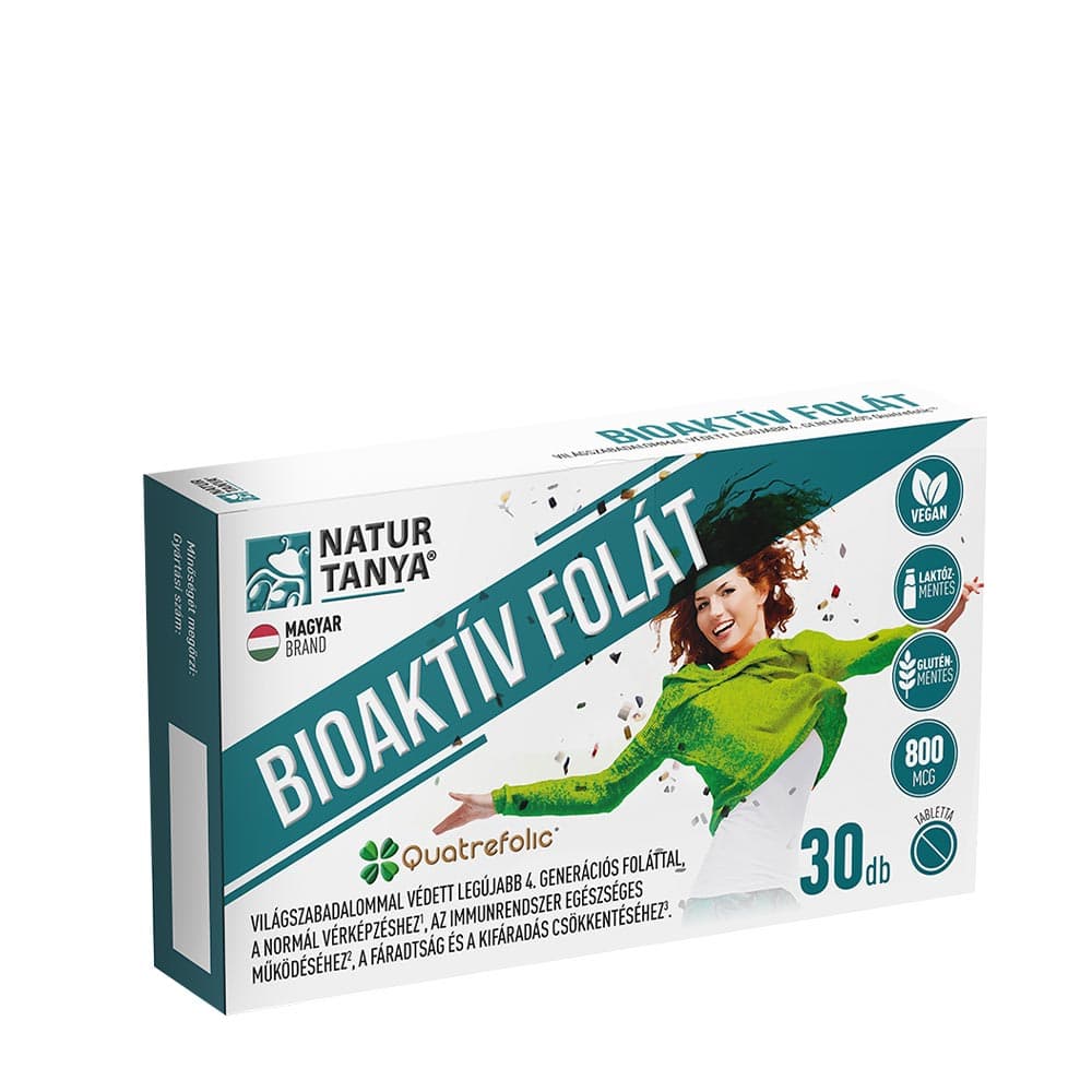 Natur Tanya - Folato Bioactivo 400 mcg, 60 cápsulas – Natur Tanya empaque