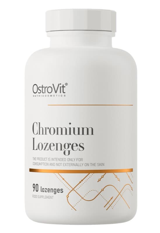 OstroVit Krom Lozenges Multifruit 90 sugetabletter – OstroVit emballage