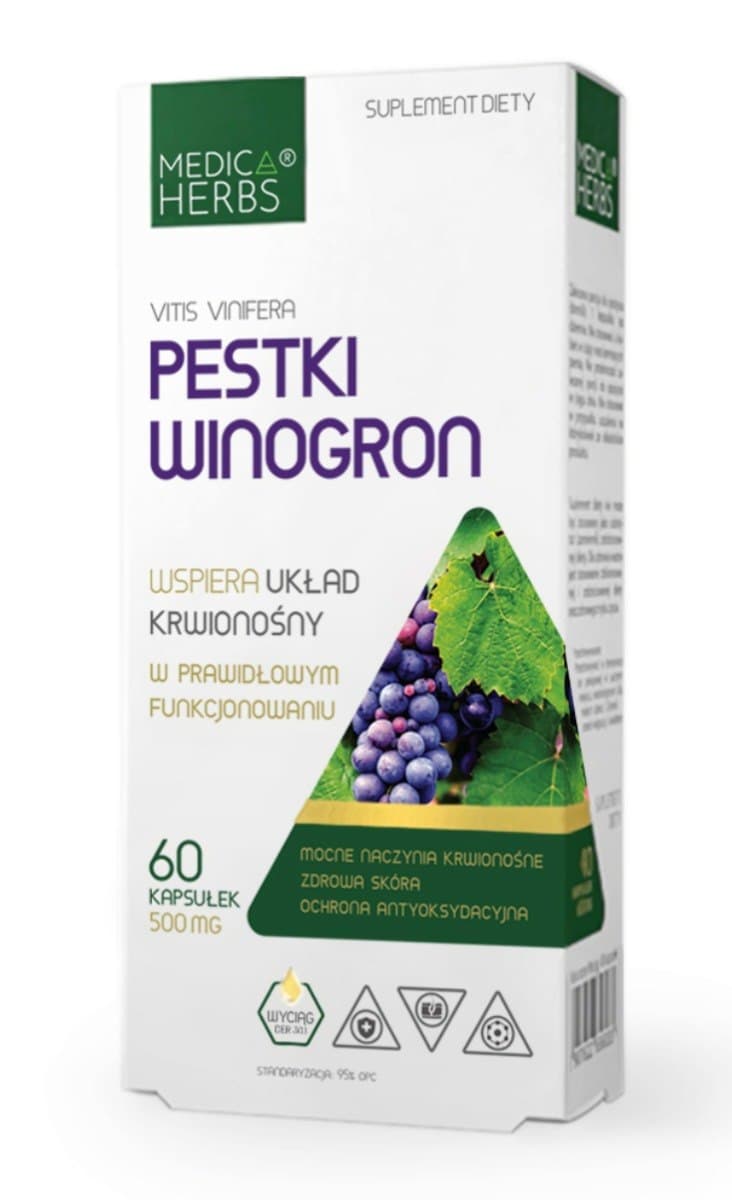 Medica Herbs - Grape Seed Extract - 60 kapslar