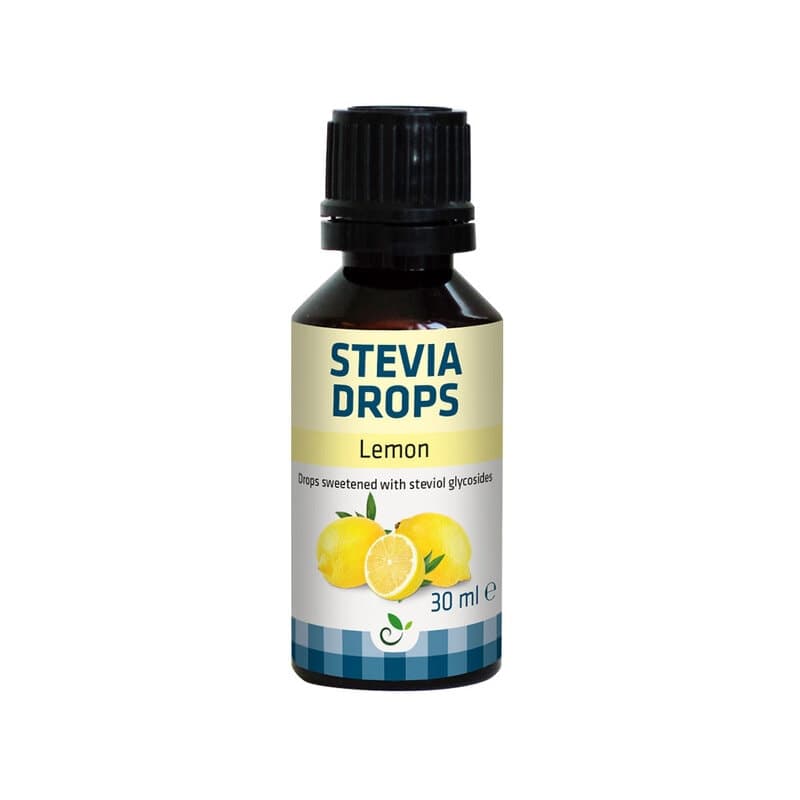 "Stevia Drops Citron 30ml" – Sukrin confezione