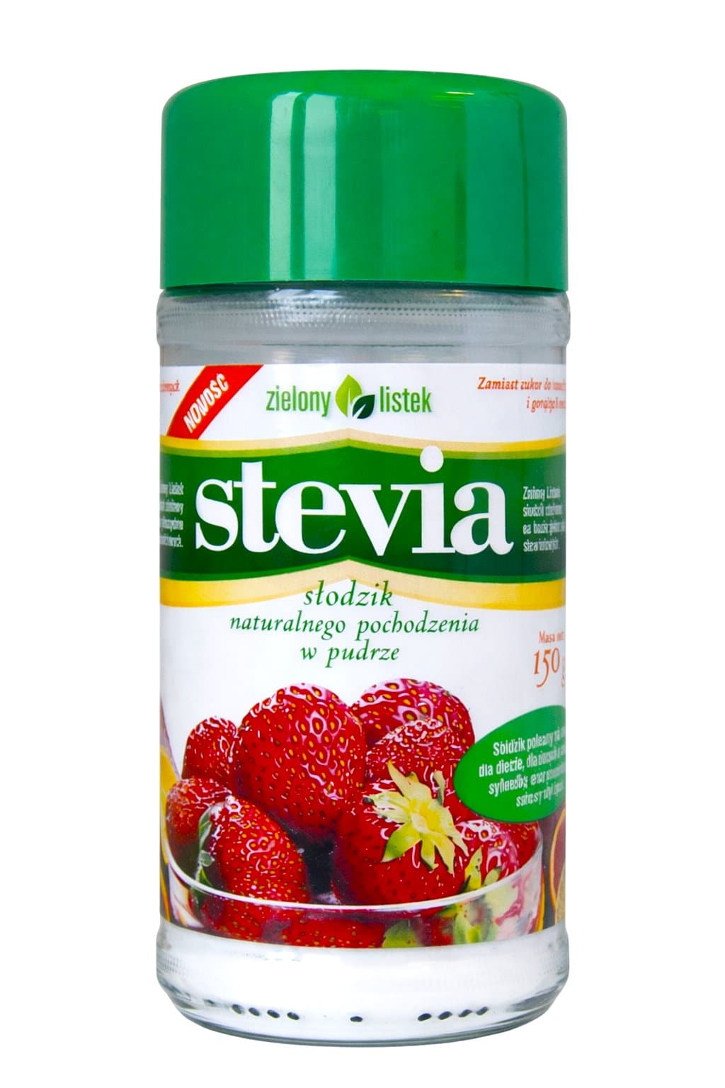 Zielony Listek - Stevia Sweetener Powder - 150g – Zielony Listek packaging